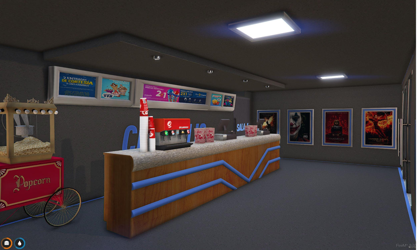 Fivem Cinema MLO | Vinewood Cinema | Fiven Business Mlo | Fivem Cinema | High Quality | Fivem Ready | Optimized