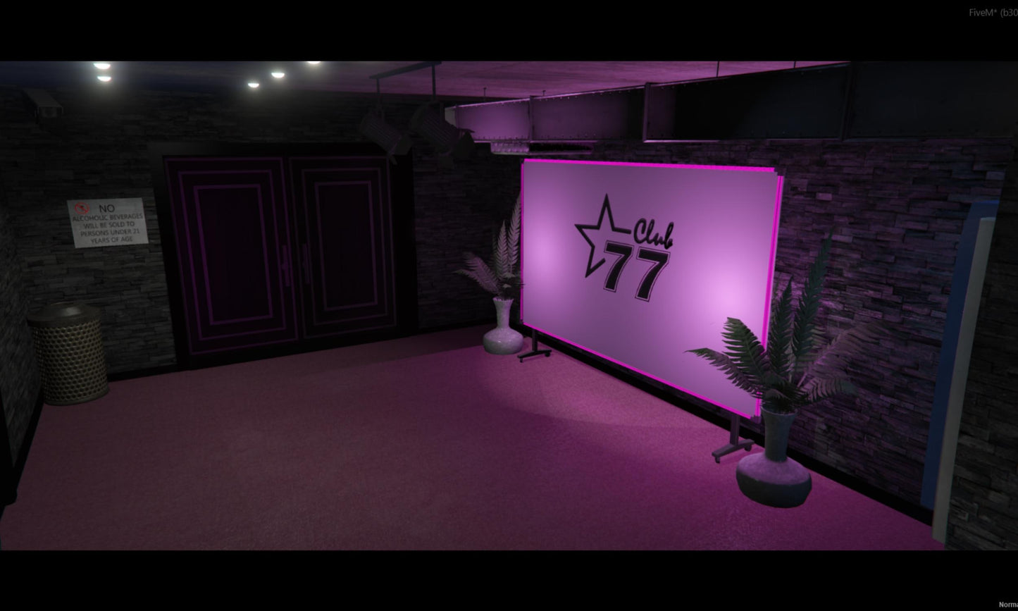 Fivem MLO | Club 77 mlo | High Quality | MLO | Optimized and Fivem Ready