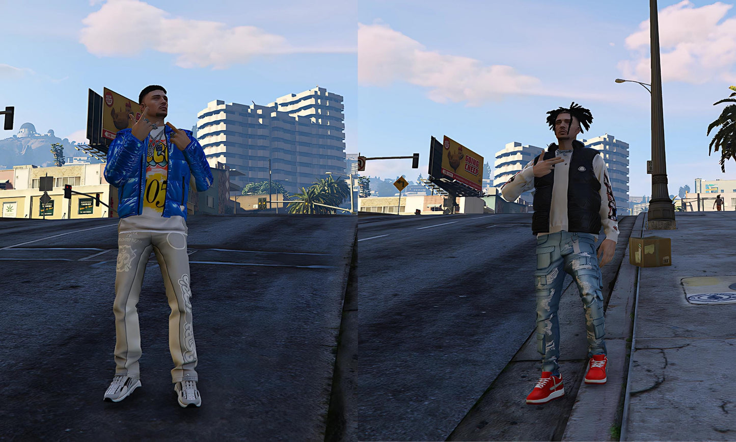 Fivem Vip Unbranded Clothing Pack | Fivem Unbranded Male Clothing Pack | Fivem Unbranded Female Clothing Pack | Optimized | Fivem Ready