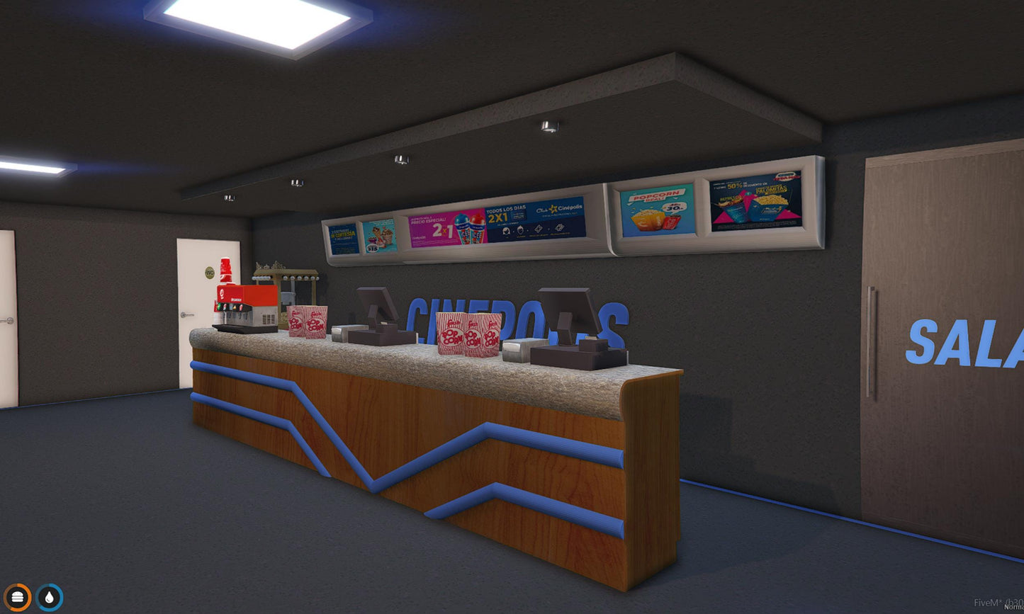 Fivem Cinema MLO | Vinewood Cinema | Fiven Business Mlo | Fivem Cinema | High Quality | Fivem Ready | Optimized