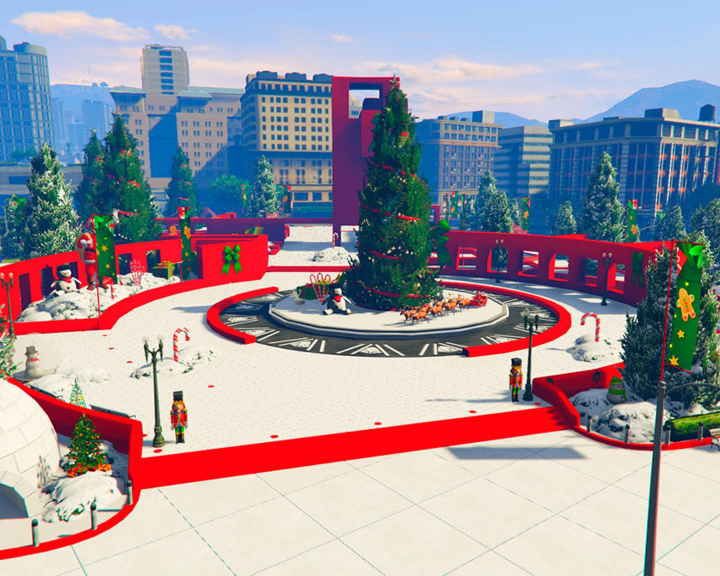 Fivem MLO | Christmas Legion Square | High Quality | Fivem Ready