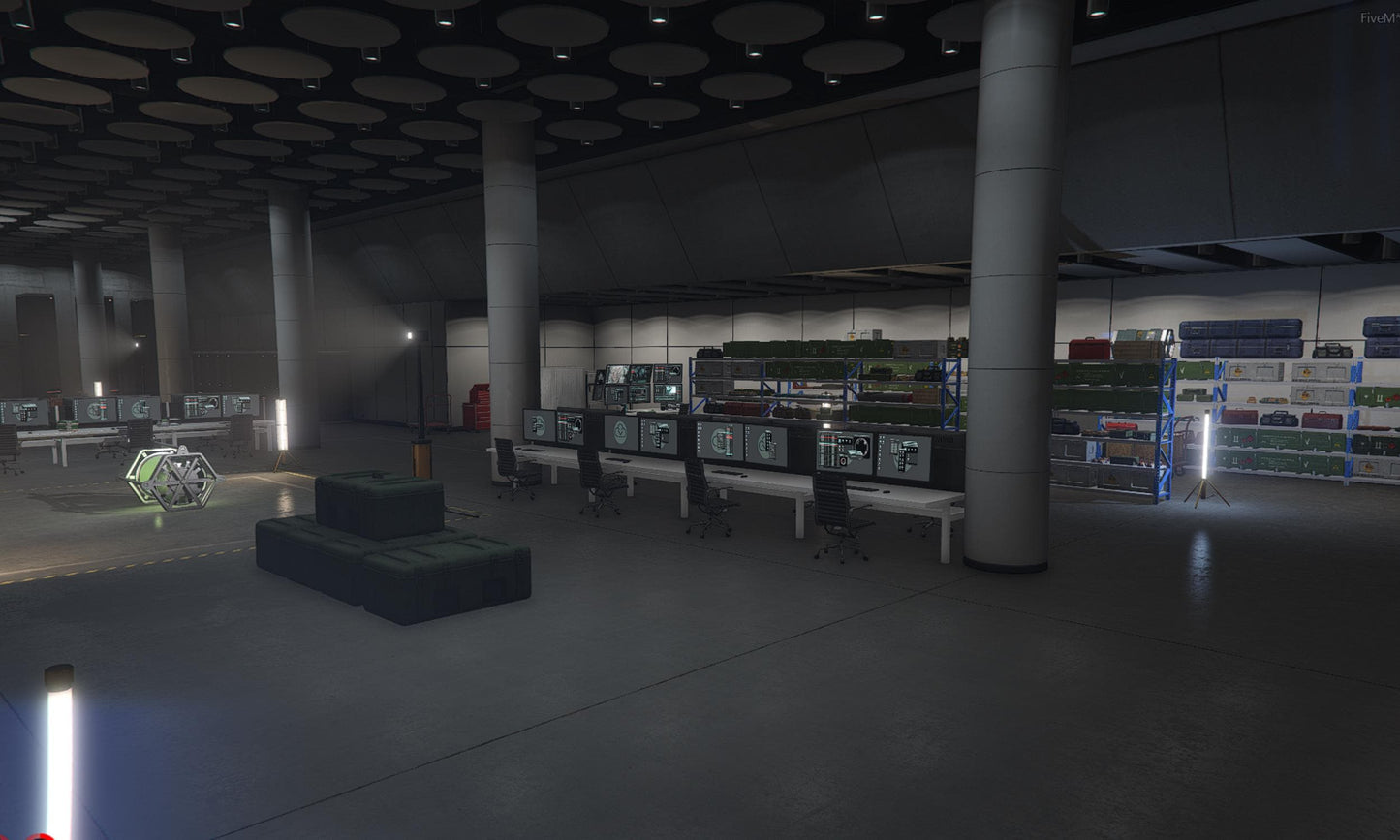 FiveM Area 51 Army Base MLO | Fivem MLO | Underground Secret Military Base | High Quality Roleplay Map | Alien Sci-Fi RP | Optimized
