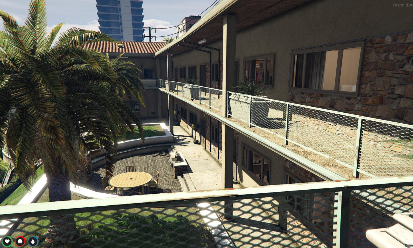FiveM Hotel MLO | 10-Room Motel Interior for RP Servers | Realistic San Andreas Style Hotel Map | Roleplay Friendly Design | Fivem Ready