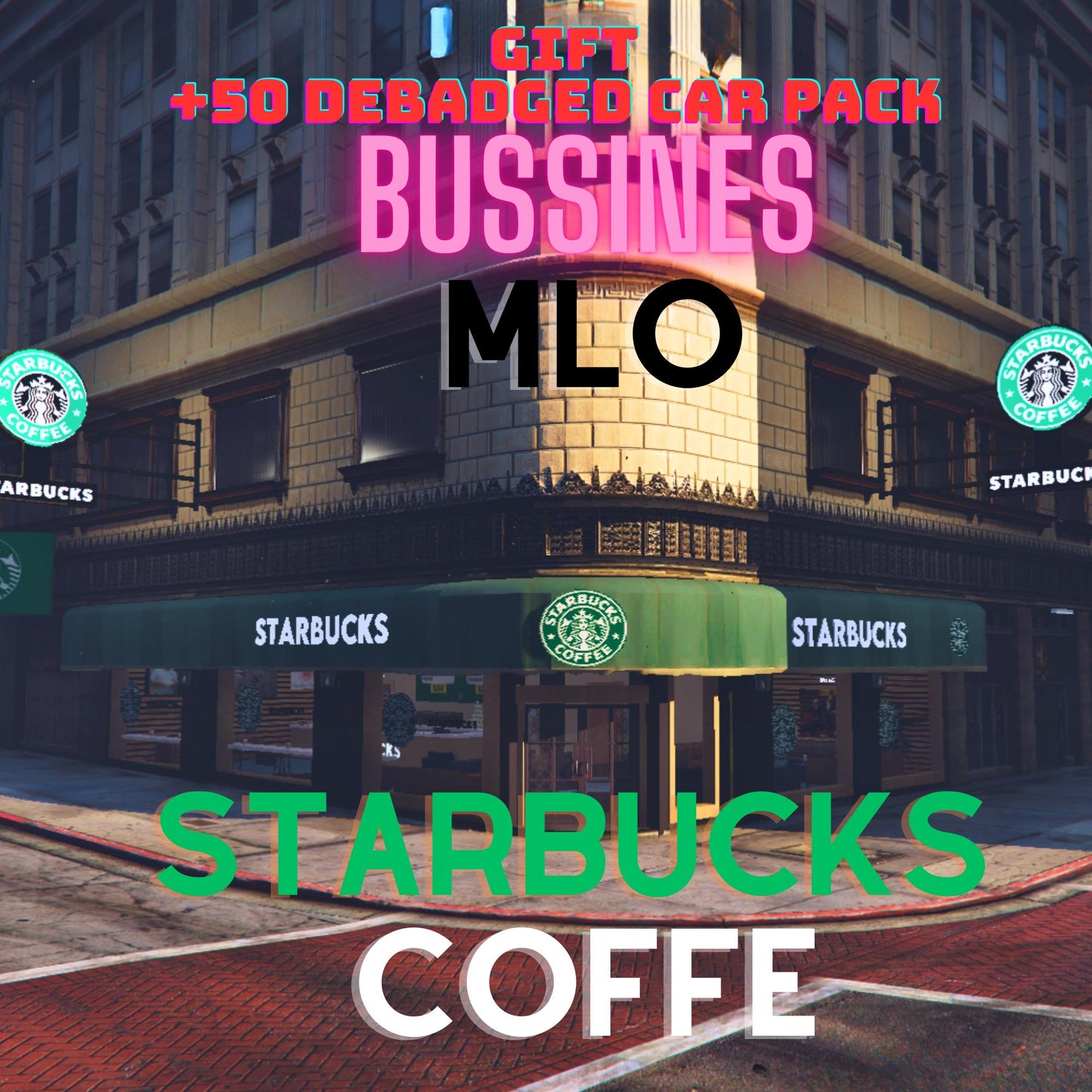 Fivem MLO | Starbucks mlo | High Quality | MLO | Optimized and Fivem Ready