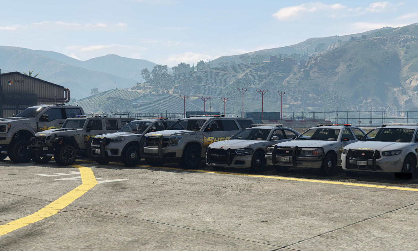 FiveM Lore-Friendly Police Car Pack | Optimized RP Sheriff - PD Vehicles | Drag & Drop | High Quality Law Enforcement Vehicles