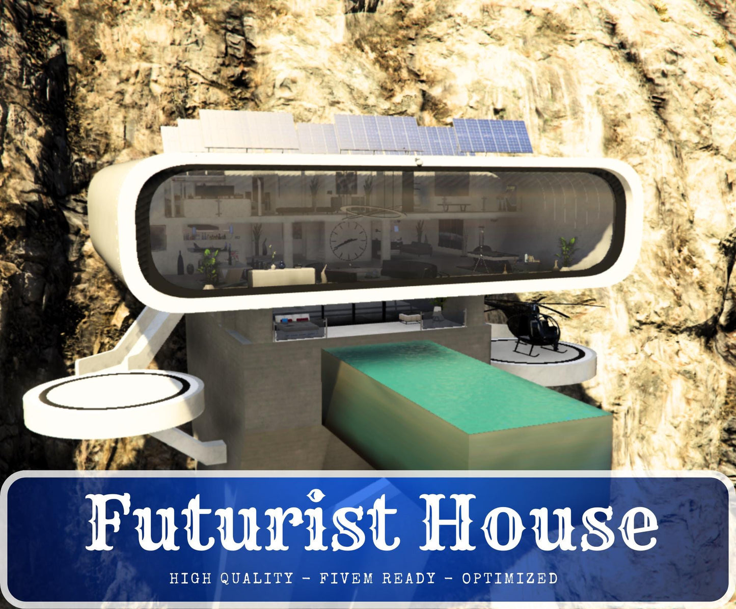 Fivem Futurist House | Fivem House Mansion | Fivem MLO | Fivem | Fivem Mansion | MLO