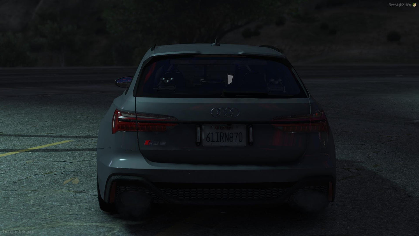 Rs6 Police Car | Fivem Audi Rs6 | Fivem Police Car | Fivem High Quality Car | Fivem Custom Car