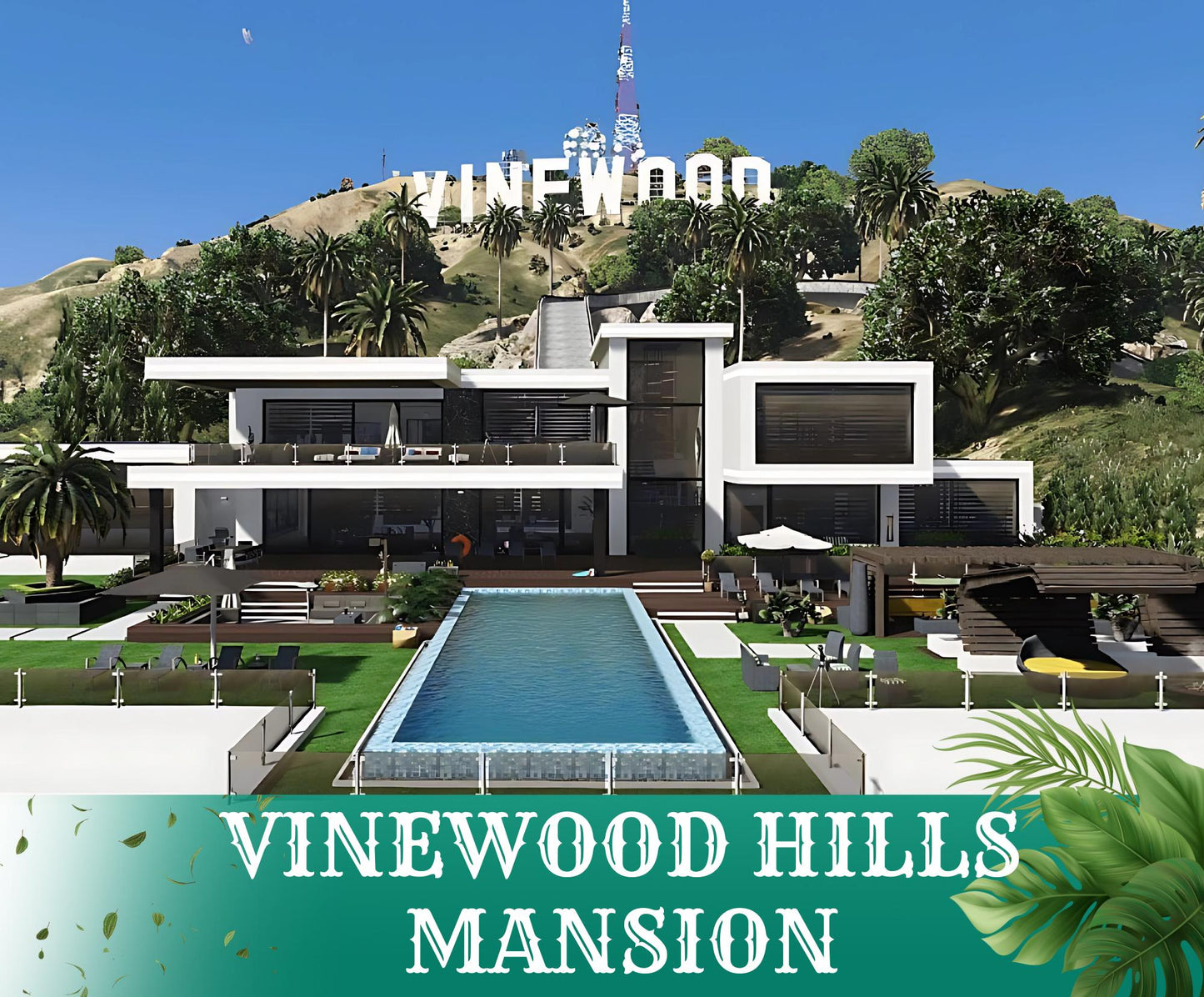 Vinewood Hills Mansion MLO | FiveM Luxury Mansion | FiveM House | FiveM Mansion | FiveM MLO | FiveM |Fivem Mlo Vinewoods