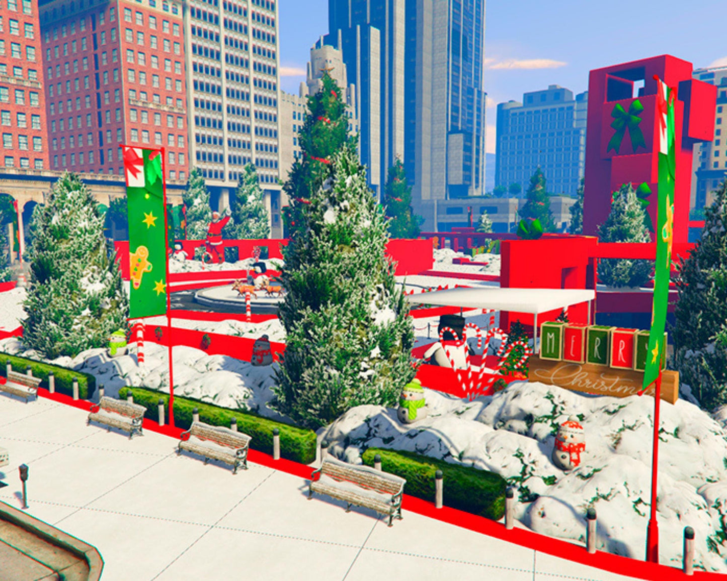 Fivem MLO | Christmas Legion Square | High Quality  | Fivem Ready