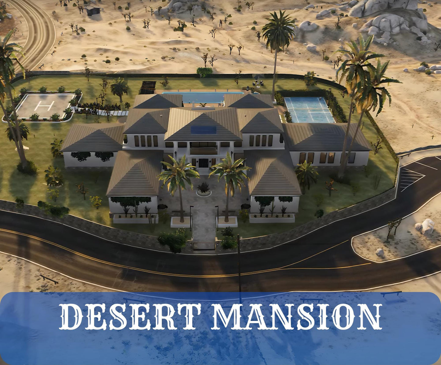 Fivem MLO | Desert Mansion mlo | High Quality | MLO | Optimized and Fivem Ready