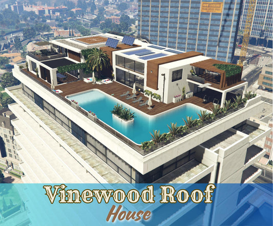 Winewood Roof House MLO | FiveM Lux House | FiveM House | FiveM Villa | FiveM MLO | FiveM | FiveM MLO House | Mlo FiveM Lux House