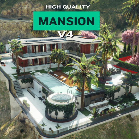 Fivem MLO | Mansion V4 mlo | High Quality | MLO | Optimized and Fivem Ready