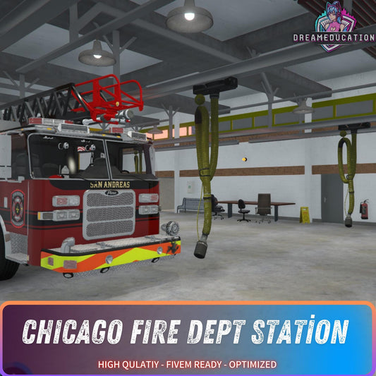 Fivem MLO |Chicago Fire Dept Station  |   Fire Dept Fivem  | High Quality | MLO | Optimized and Fivem Ready