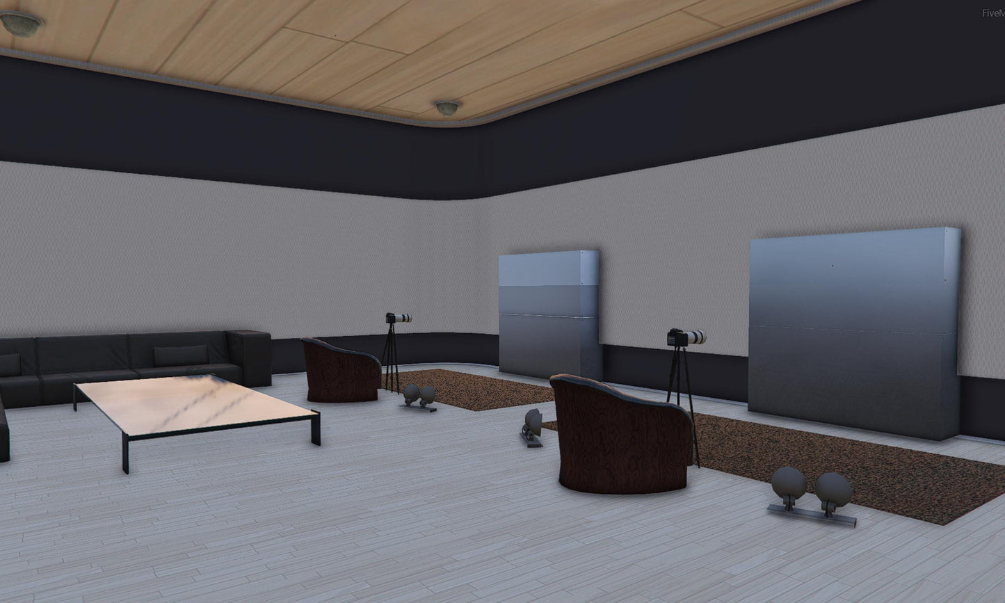 FiveM New Bank Area  |  FiveM Mega RP Hub | Outdoor Cinema, Starbucks Café, Fendi Store, Little Caesars Restaurant,  | Optimized MLO |