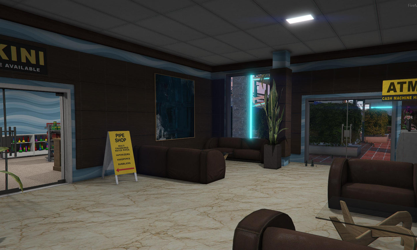 Oasis Beach Hotel | FiveM MLO | Beachfront Hotel | Roleplay Resort | Optimized & High Quality | Drag - Drop  | Fivem Ready  | Fivem Hotel