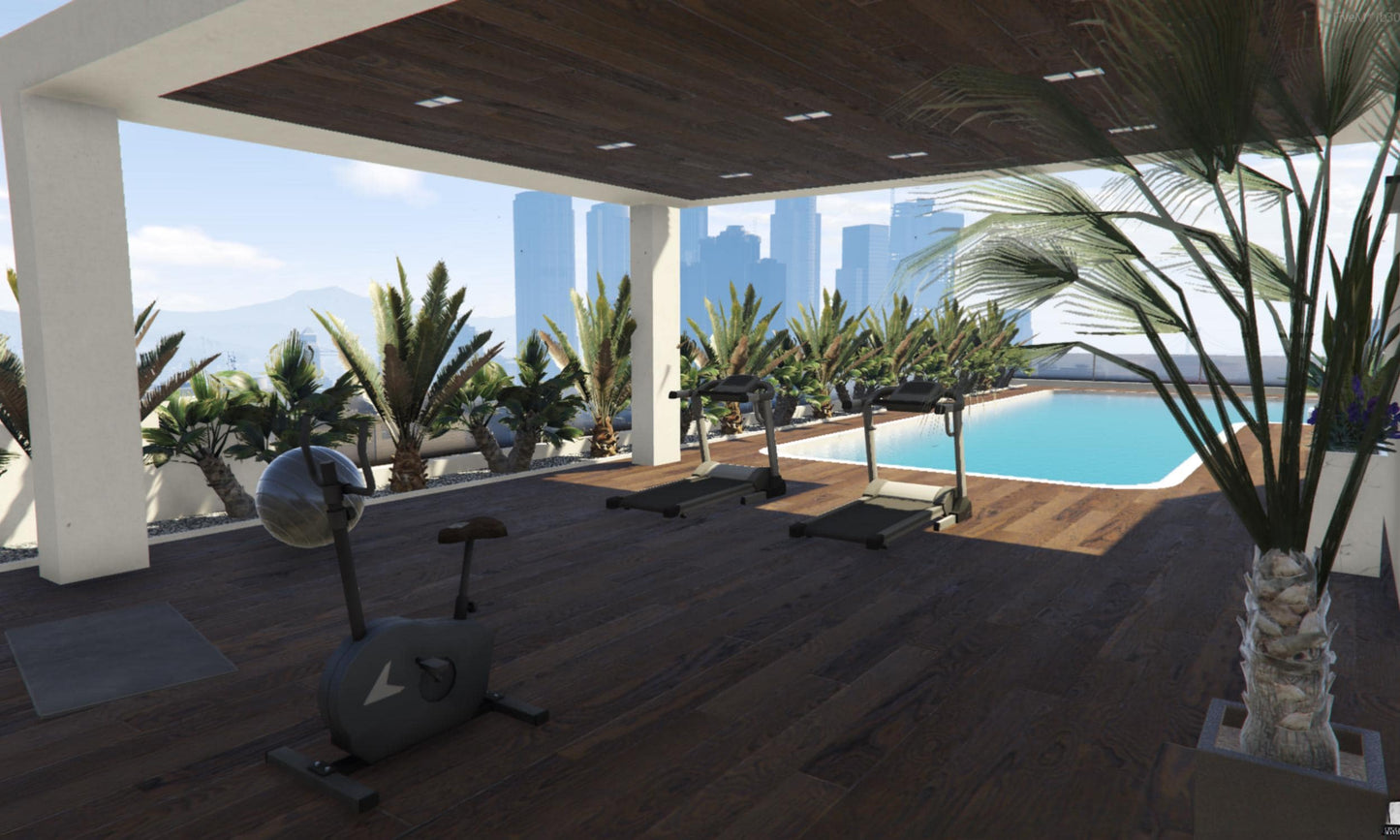 Winewood Roof House MLO | FiveM Lux House | FiveM House | FiveM Villa | FiveM MLO | FiveM | FiveM MLO House | Mlo FiveM Lux House