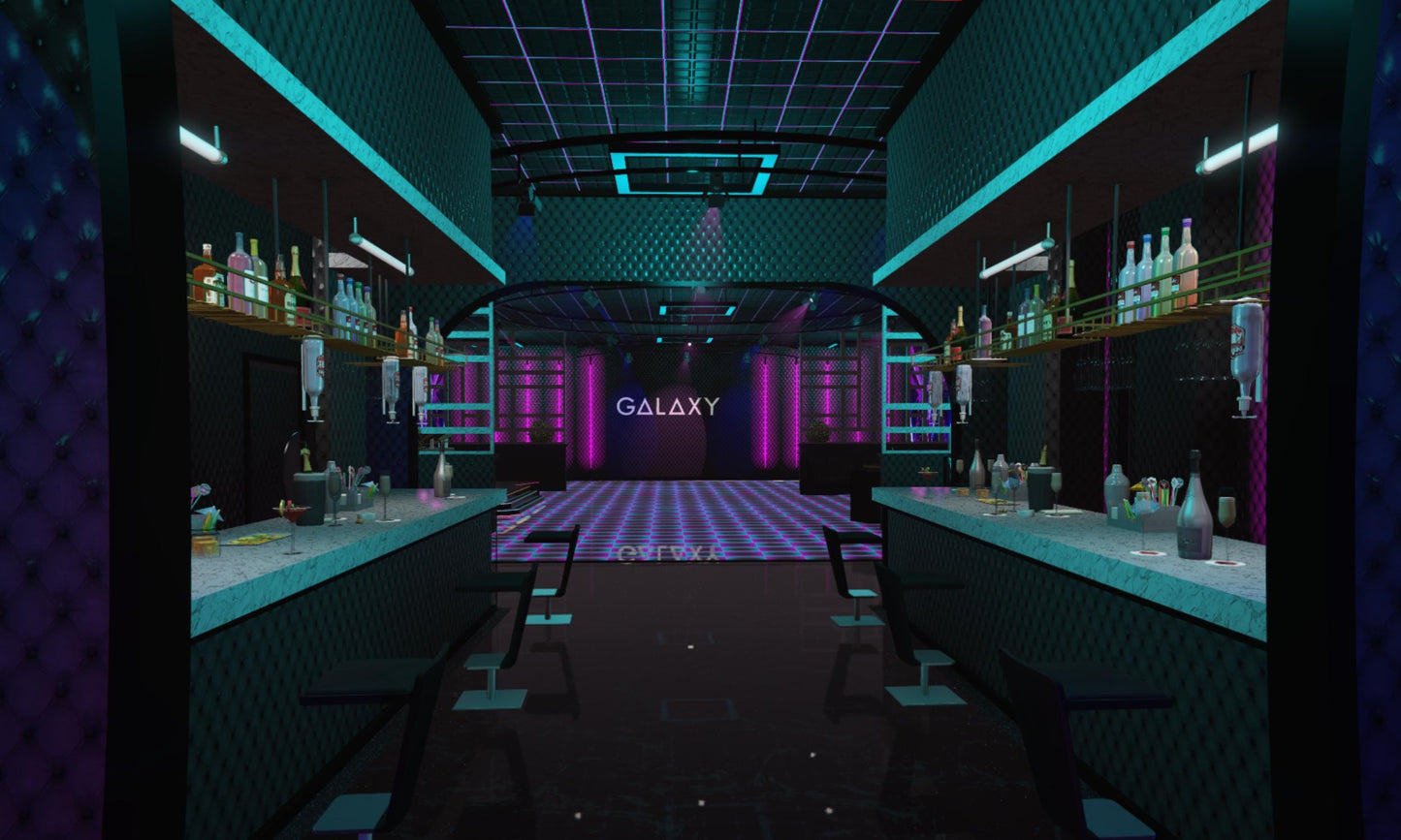 Galaxy Night Club MLO | FiveM Nightclub Interior | Neon RP Club Map with Bar, Dance Floor  DJ Booth | Drag & Drop | Fivem Mlo | Business Mlo