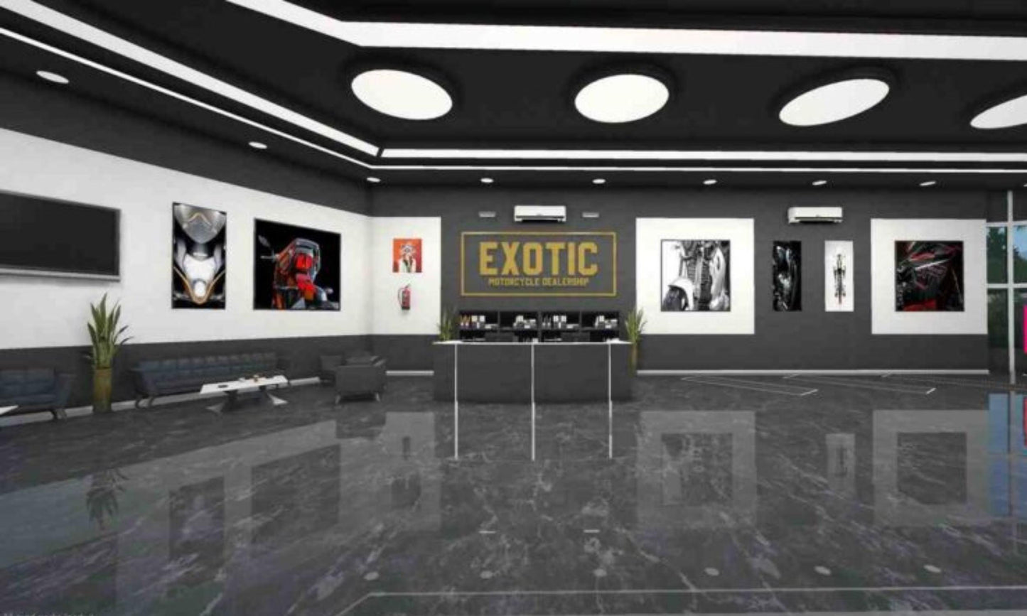 Fivem MLO | Exotic Motorcycle Dealership MLO | Motorcycle Dealership | MLO | Optimized and Fivem Ready
