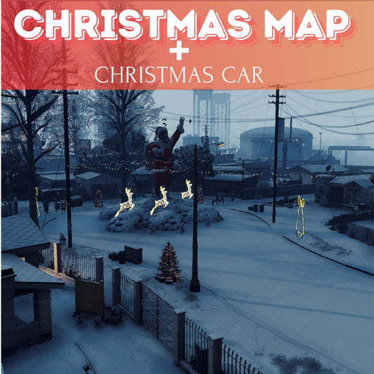 Fivem Christmas Map + Car | Los Santos Christmas Map | Christmas Dodge Car | Fivem Christmas Map | Highg Quality Map + Car | Fivem Ready