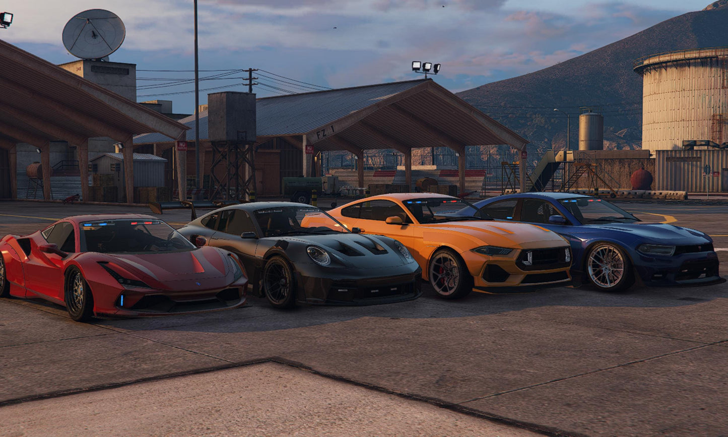 FiveM Lore-Friendly Police Car Pack | Optimized RP Sheriff - PD Vehicles | Drag & Drop | High Quality Law Enforcement Vehicles