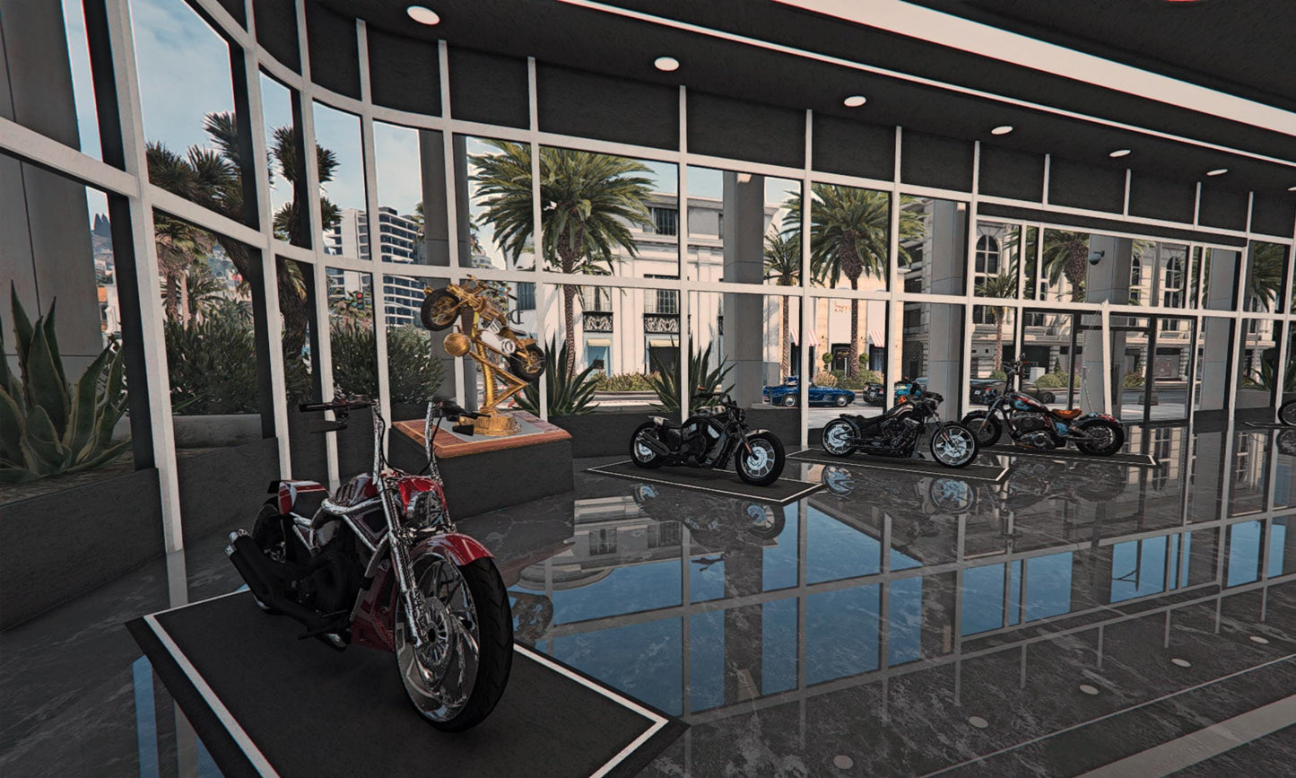 Fivem MLO | Exotic Motorcycle Dealership MLO | Motorcycle Dealership | MLO | Optimized and Fivem Ready