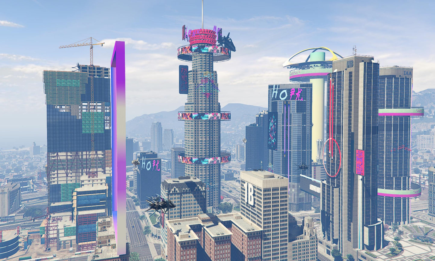 Cyberpunk Town Mod + Office  | Fivem Map  | Futuristic Neon City Experience  |  Fivem Cyberpunk Roleplay  |  Fivem Ready  |  Optimized