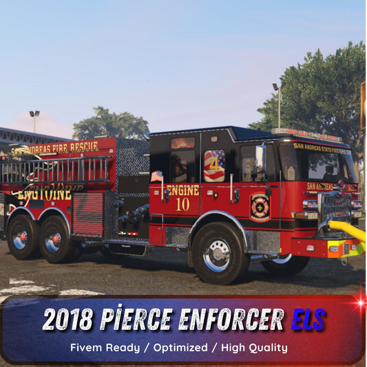 Fivem ELS |  Pierce Enforcer ELS | Fivem Vehicle | High Quality | MLO | Optimized and Fivem Ready