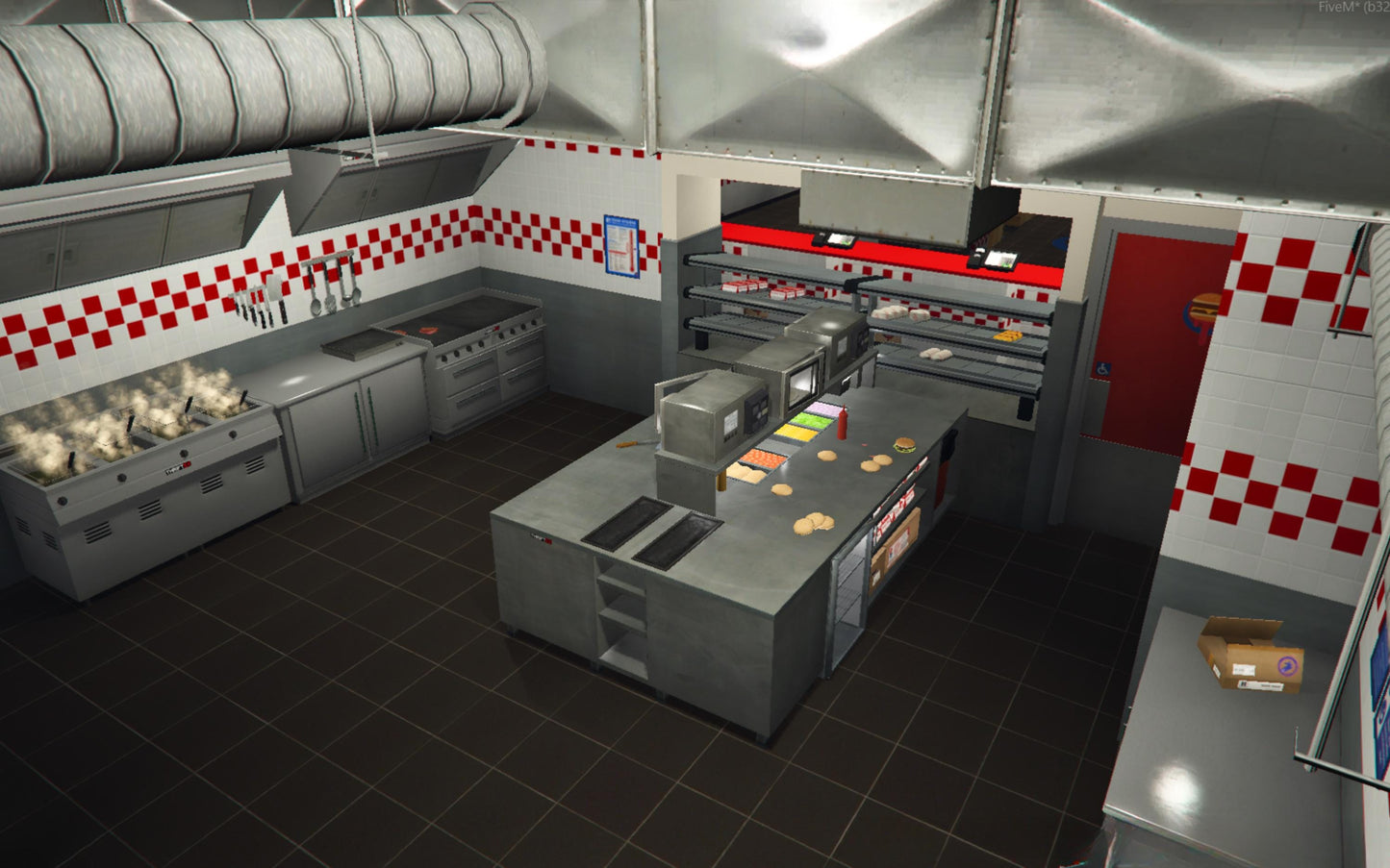 Fivem MLO | Burger Shot MLO | High Quality |MLO | Optimized and Fivem Ready