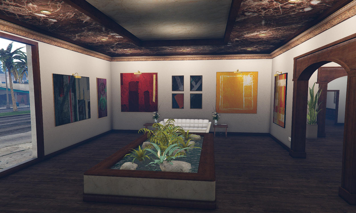 FiveM Modern Art Gallery | Fivem Mlo | Realistic Museum Interior for RP Servers | Optimized Two-Story Gallery Map | Roleplay Friendly Design