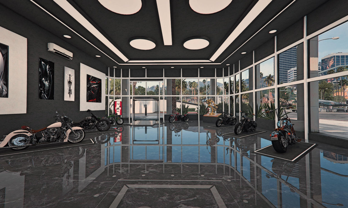 Fivem MLO | Exotic Motorcycle Dealership MLO | Motorcycle Dealership | MLO | Optimized and Fivem Ready