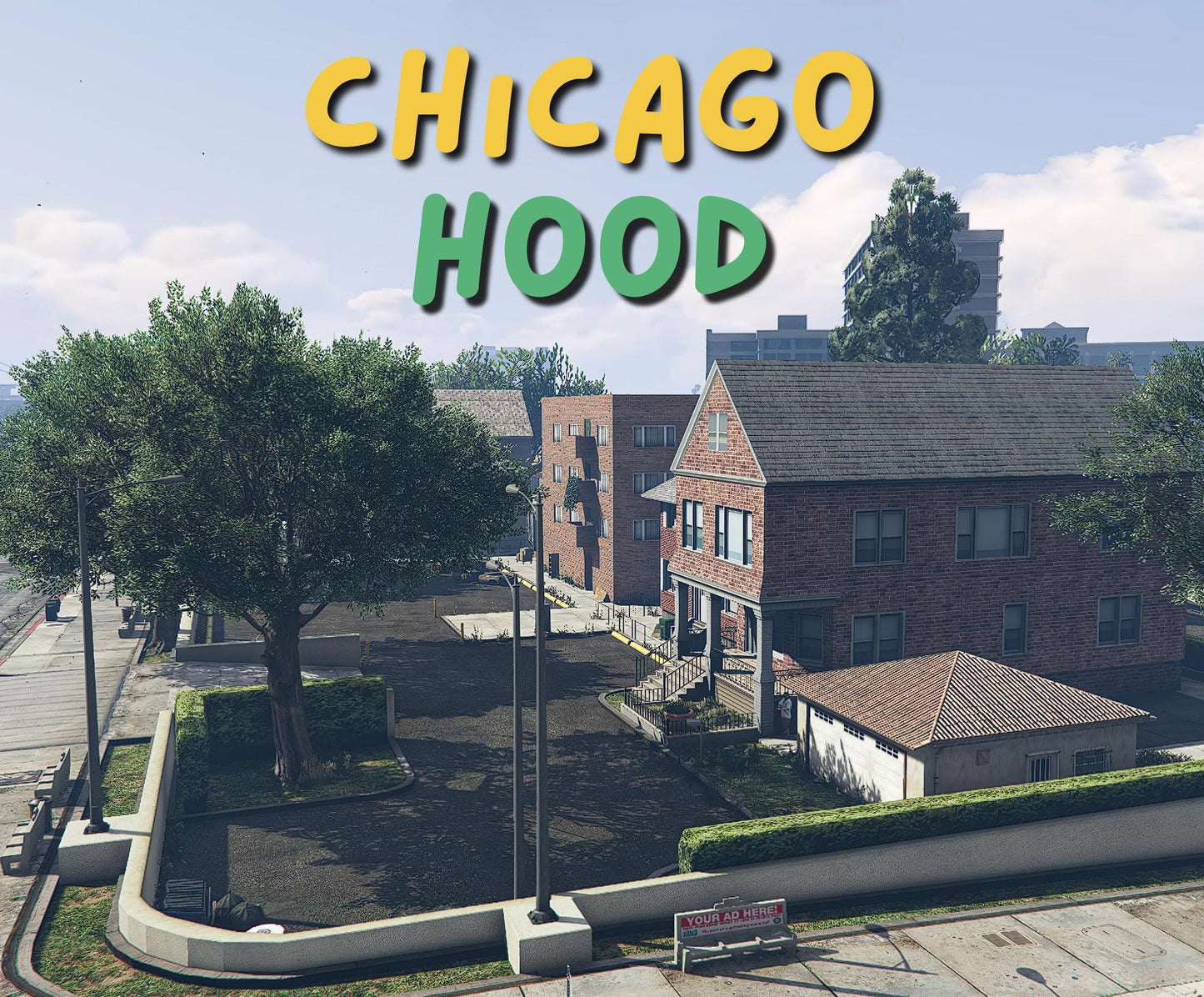 Chicago Hood FiveM Map | Optimized | Realistic Gang RP Street Map | No Interiors | Fps Friendly Mlo for QB-Core ESX Servers  | Fivem Mlo