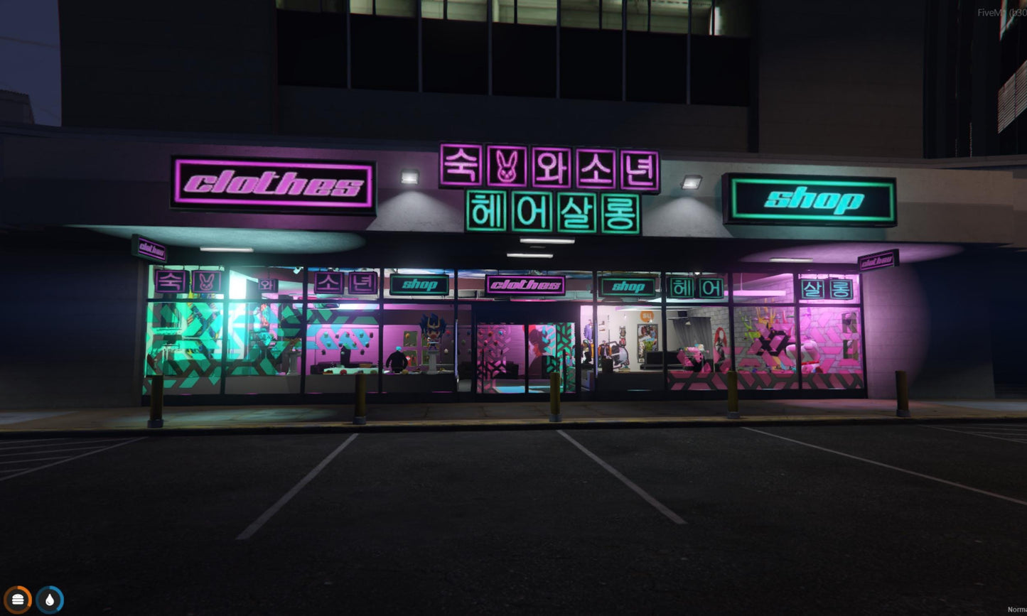 Seoul Clothing Shop Mlo | FiveM Clothing Shop | FiveM MLO | FiveM | FiveM MLO Business | FiveM Clothes MLO
