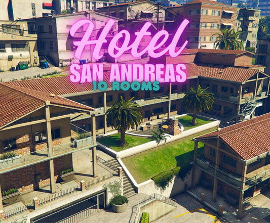 FiveM Hotel MLO | 10-Room Motel Interior for RP Servers | Realistic San Andreas Style Hotel Map | Roleplay Friendly Design | Fivem Ready