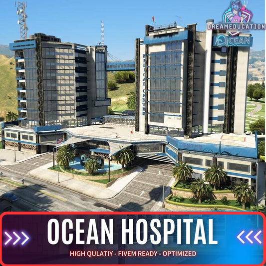 Fivem MLO | Ocean Hospital Center mlo | Fivem Hospital MLO | Medical Center MLO | Optimized and Fivem Ready