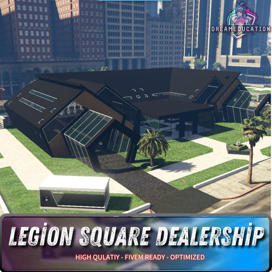 Fivem MLO | Legion Square Dealership Mlo | High Quality | Dealership Mlo Fivem |  Fivem Dealership MLO | Fivem Ready