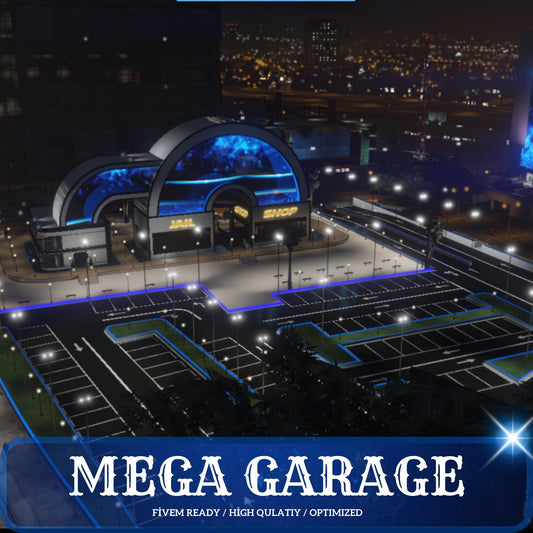 Fivem MLO | Mega Garage | High Quality | MLO | Fivem Mlo | Optimized and Fivem Ready