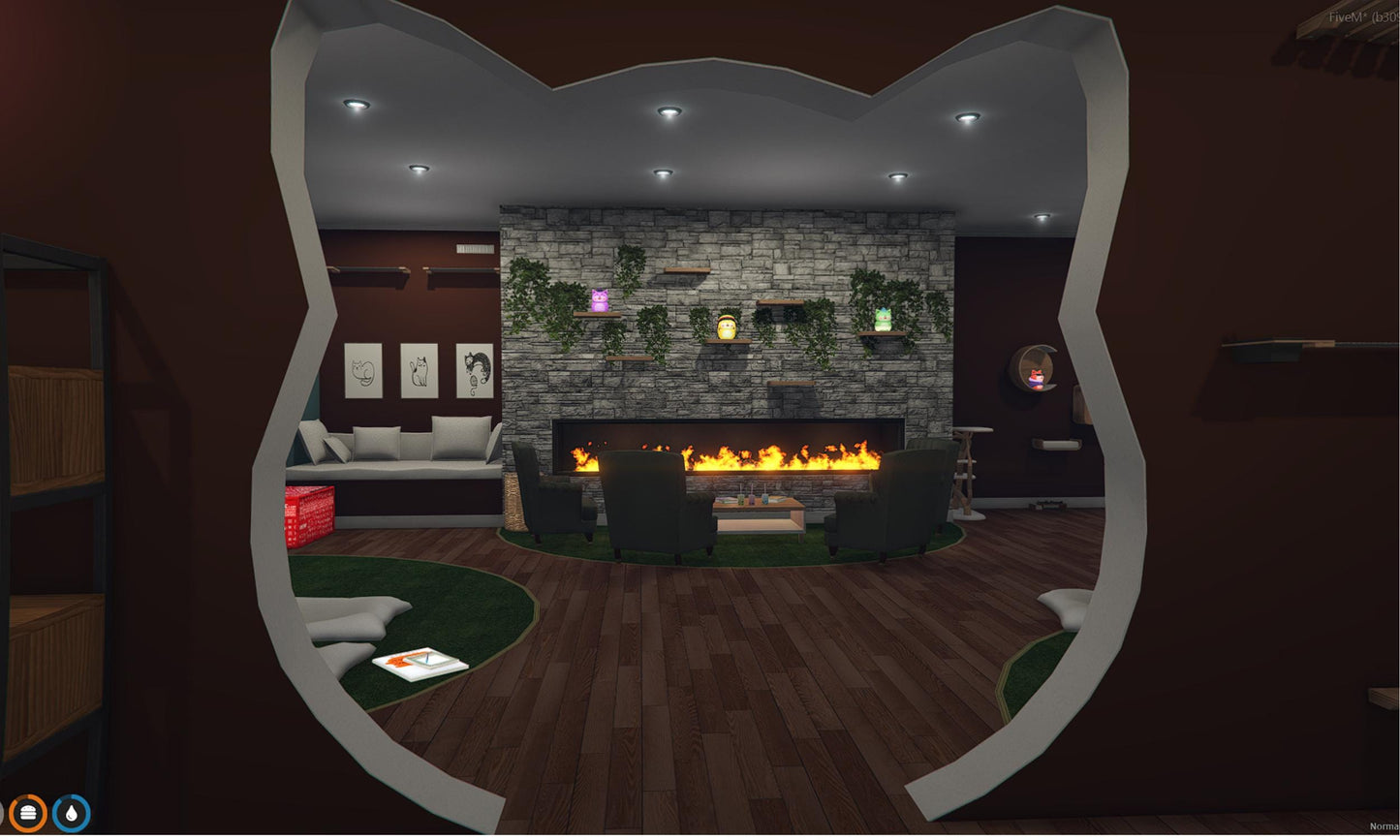 UWU Cat Cafe | Fivem MLO | Fivem Cafe Mlo | Fivem Business Mlo | Hig Quality & Optimized | Fivem Ready