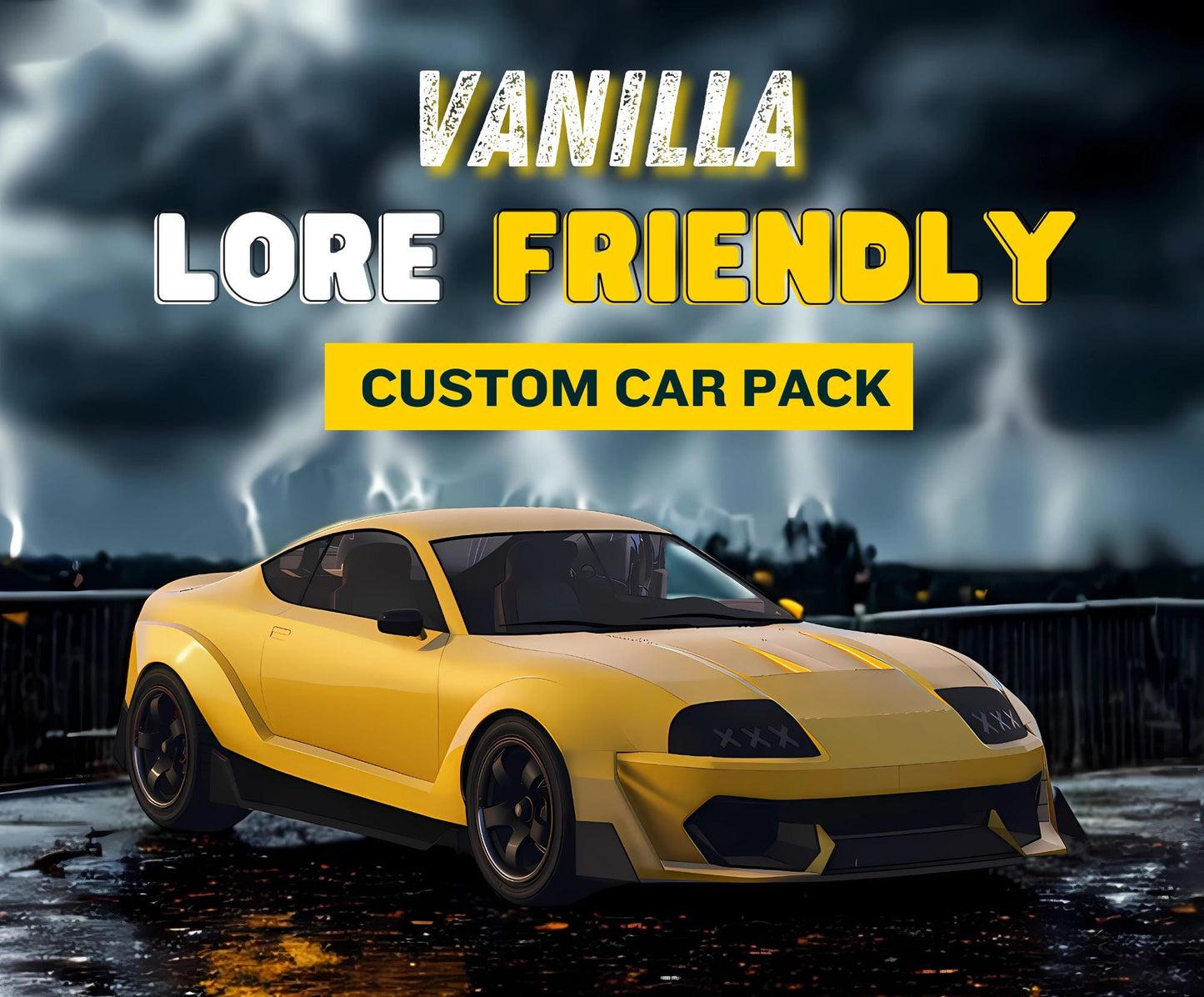 Custom Lore-Friendly Vanilla Car Pack  | Fivem Vanilla Cars  | Fivem Lore-Friendly Cars  | Fivem Debadged Car Pack  | Fivem Unbranded Cars