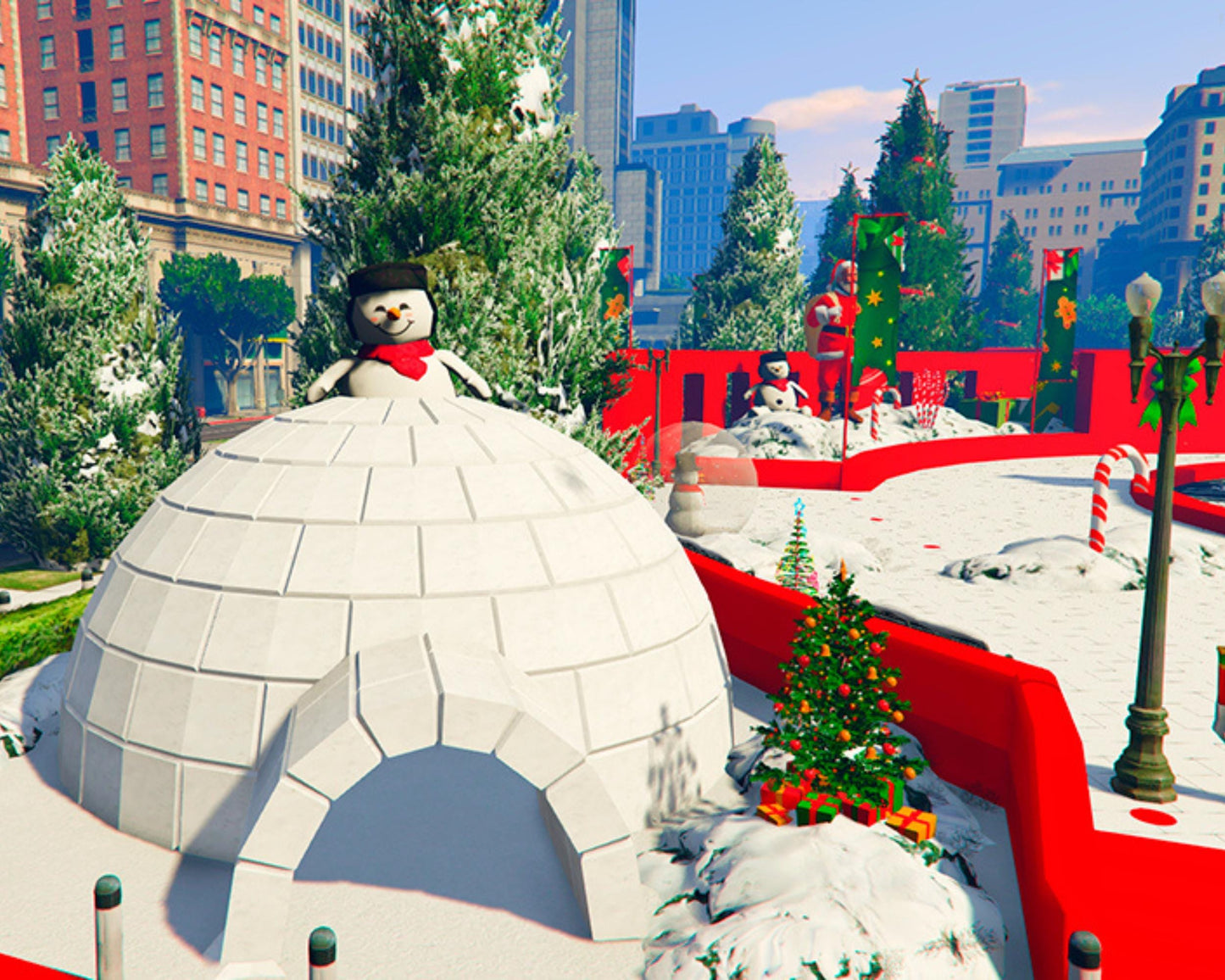 Fivem MLO | Christmas Legion Square | High Quality  | Fivem Ready
