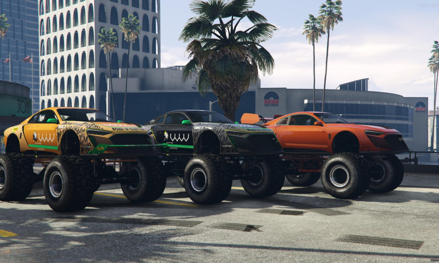 High-Quality Monster Truck Pack | FiveM Truck | FiveM Truck Pack | FiveM Car Packs | FiveM Cars | FiveM