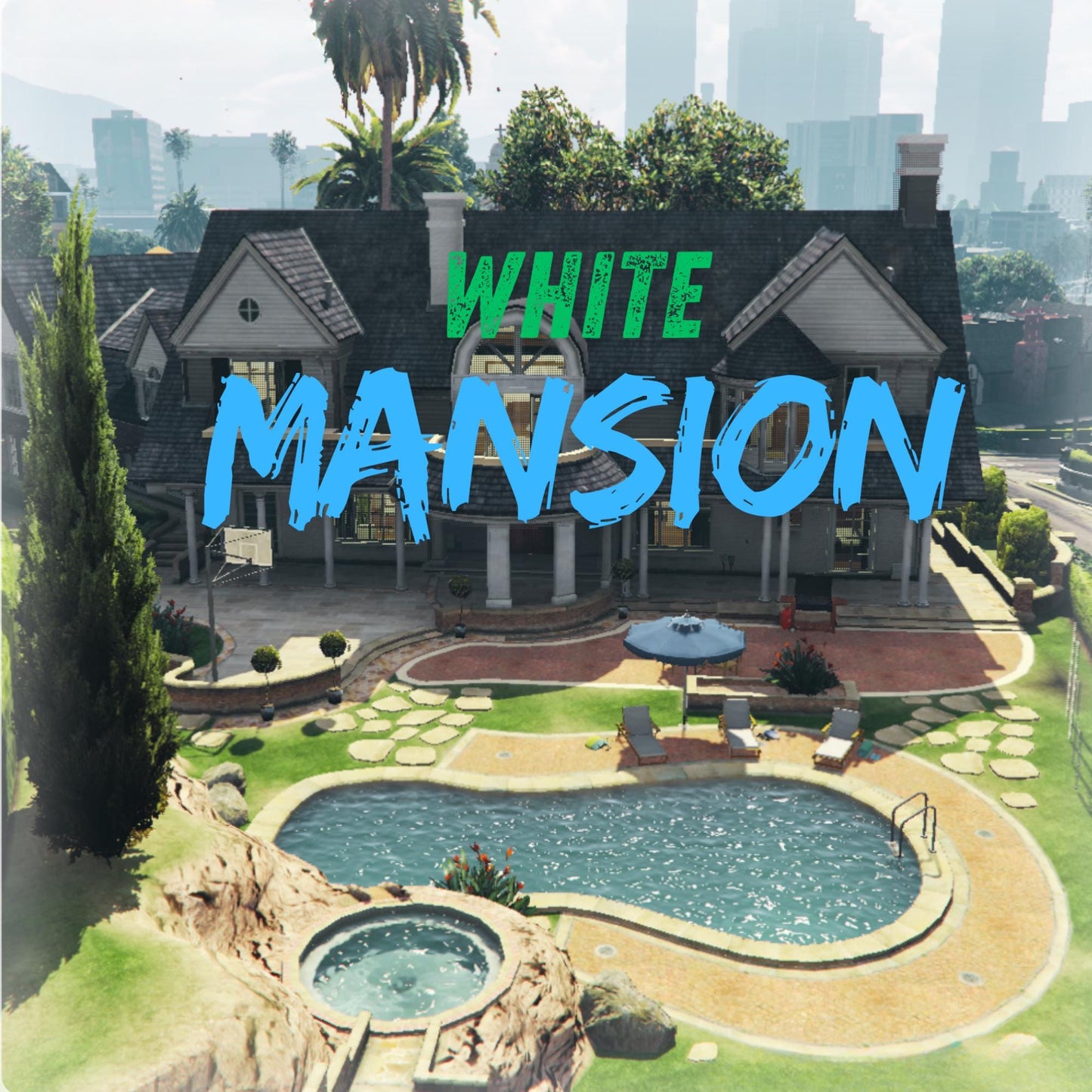 Fivem MLO | White Mansion  mlo | High Quality | MLO | Optimized and Fivem Ready