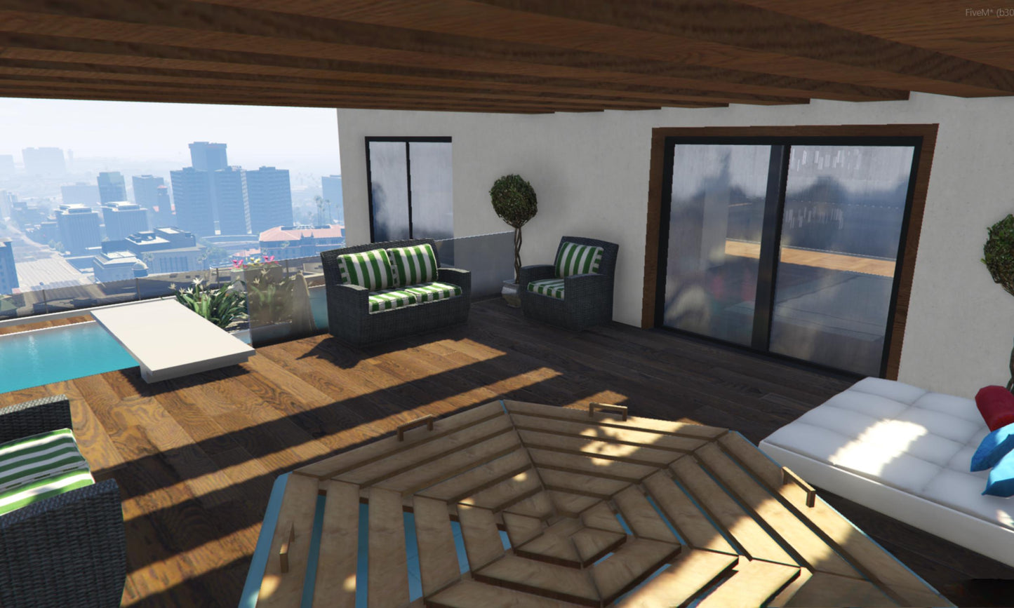 Winewood Roof House MLO | FiveM Lux House | FiveM House | FiveM Villa | FiveM MLO | FiveM | FiveM MLO House | Mlo FiveM Lux House