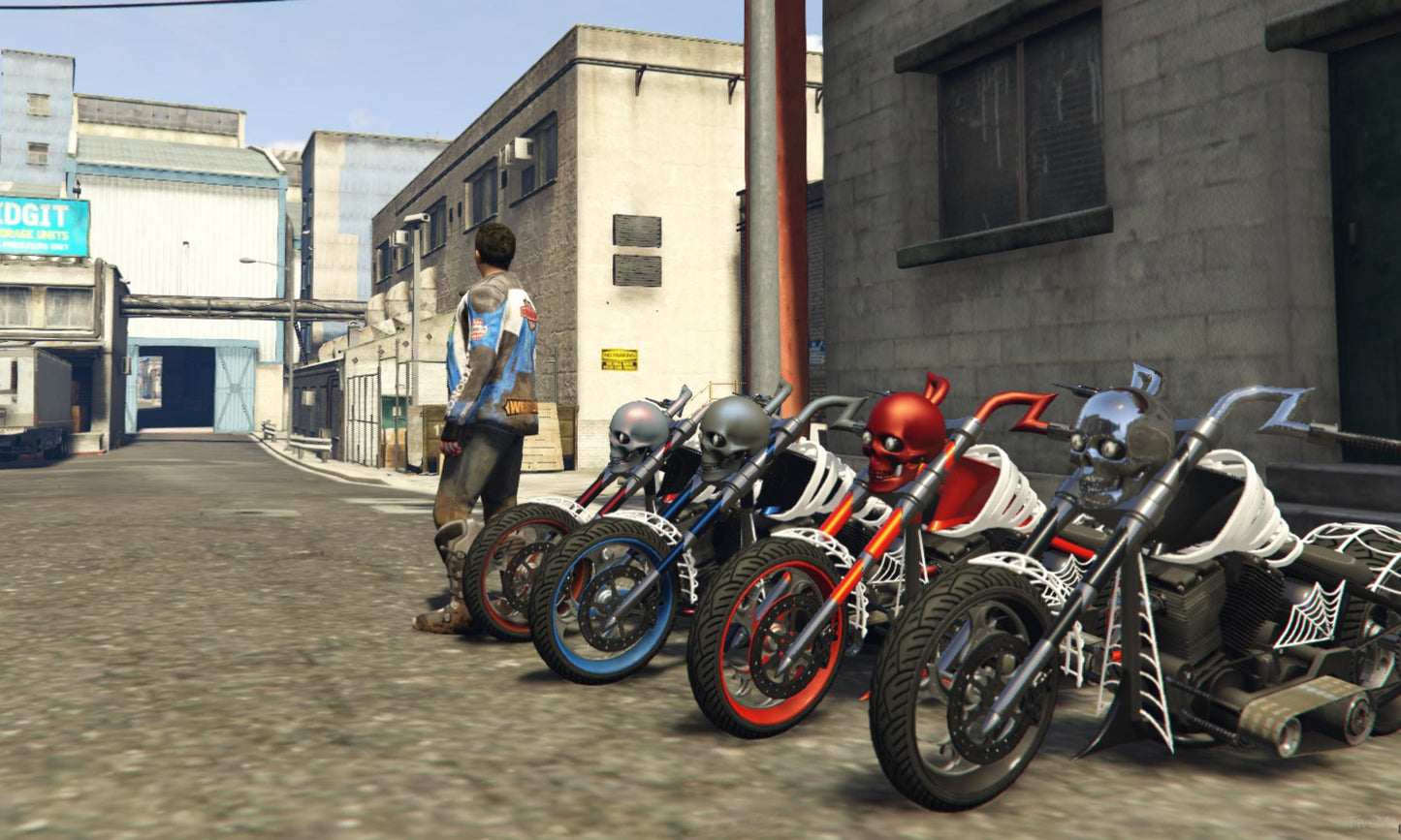 Phantom Chopper Bike | Fivem Motorcycle | Fivem Bike | Fivem Bikes | Fivem Bike Pack | Chopper Motorcycle | High Quality | Fivem Ready