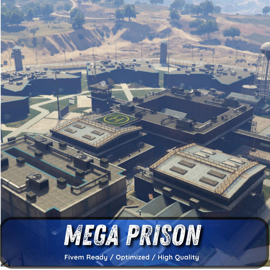 Fivem Mega Prison MLO | Fivem Ready | Prison MLO | Fivem MLO | Optimized | High Quality