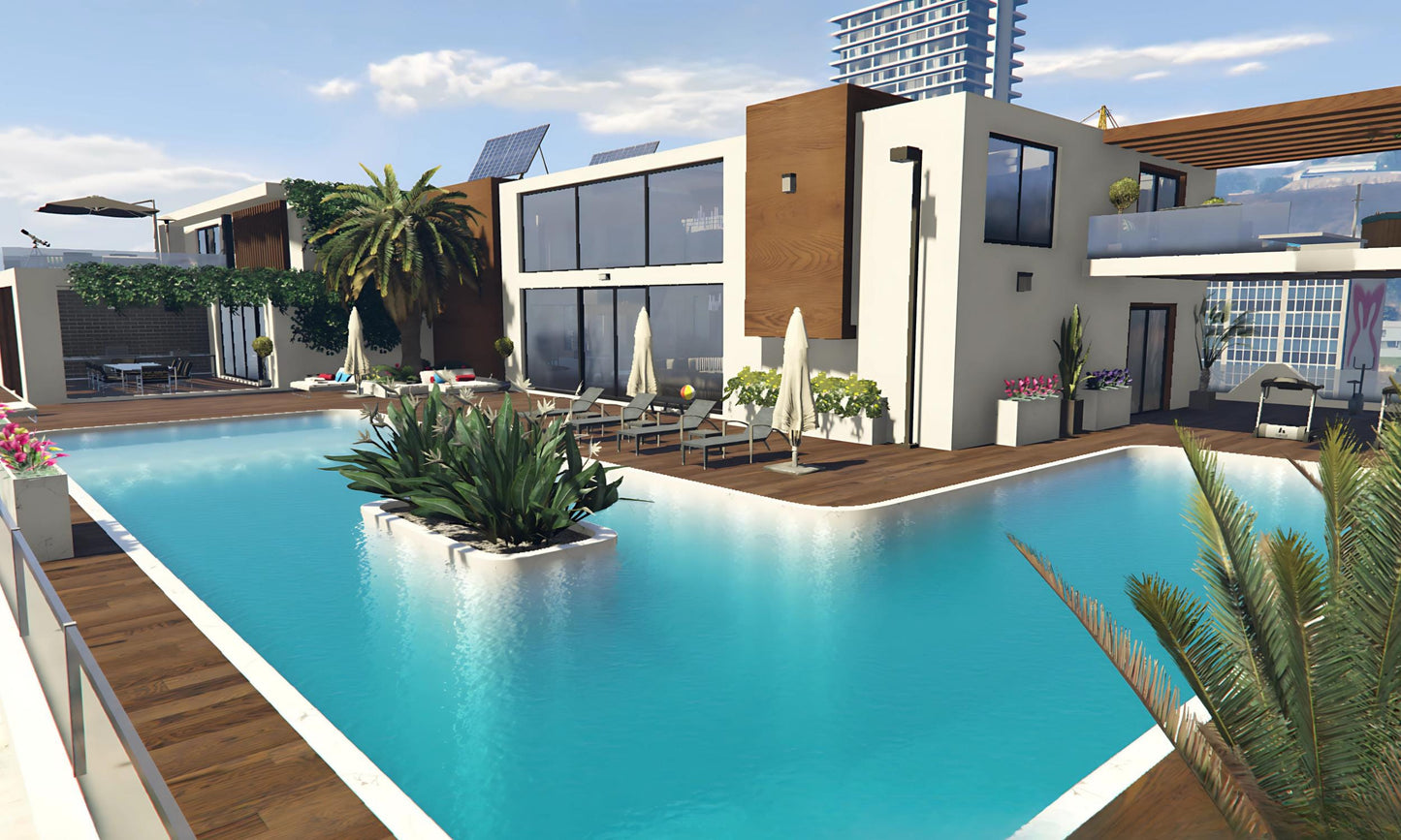 Winewood Roof House MLO | FiveM Lux House | FiveM House | FiveM Villa | FiveM MLO | FiveM | FiveM MLO House | Mlo FiveM Lux House