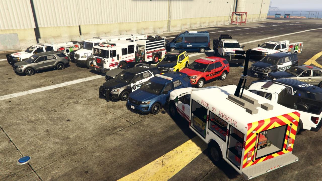FiveM EMS Pack | EMS Cars for FiveM | FiveM Cars | FiveM Car Packs | FiveM Ready | EMS Vehicle Pack | Custom Ems Cars