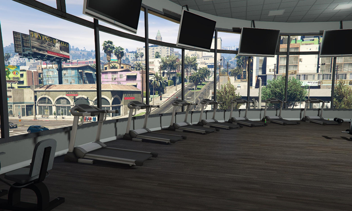 FiveM Gym MLO | Fivem Mlo | Modern RP Fitness Center Map | Optimized Roleplay Gym with Cardio & Weight Zones | Drag and Drop Ready
