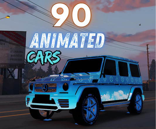 Fivem 90 Animated Car Pack | Animated Cars | Fivem Car Packs | Fivem Cars | Fivem Car Pack | High Quality Animated Cars | Fivem Ready