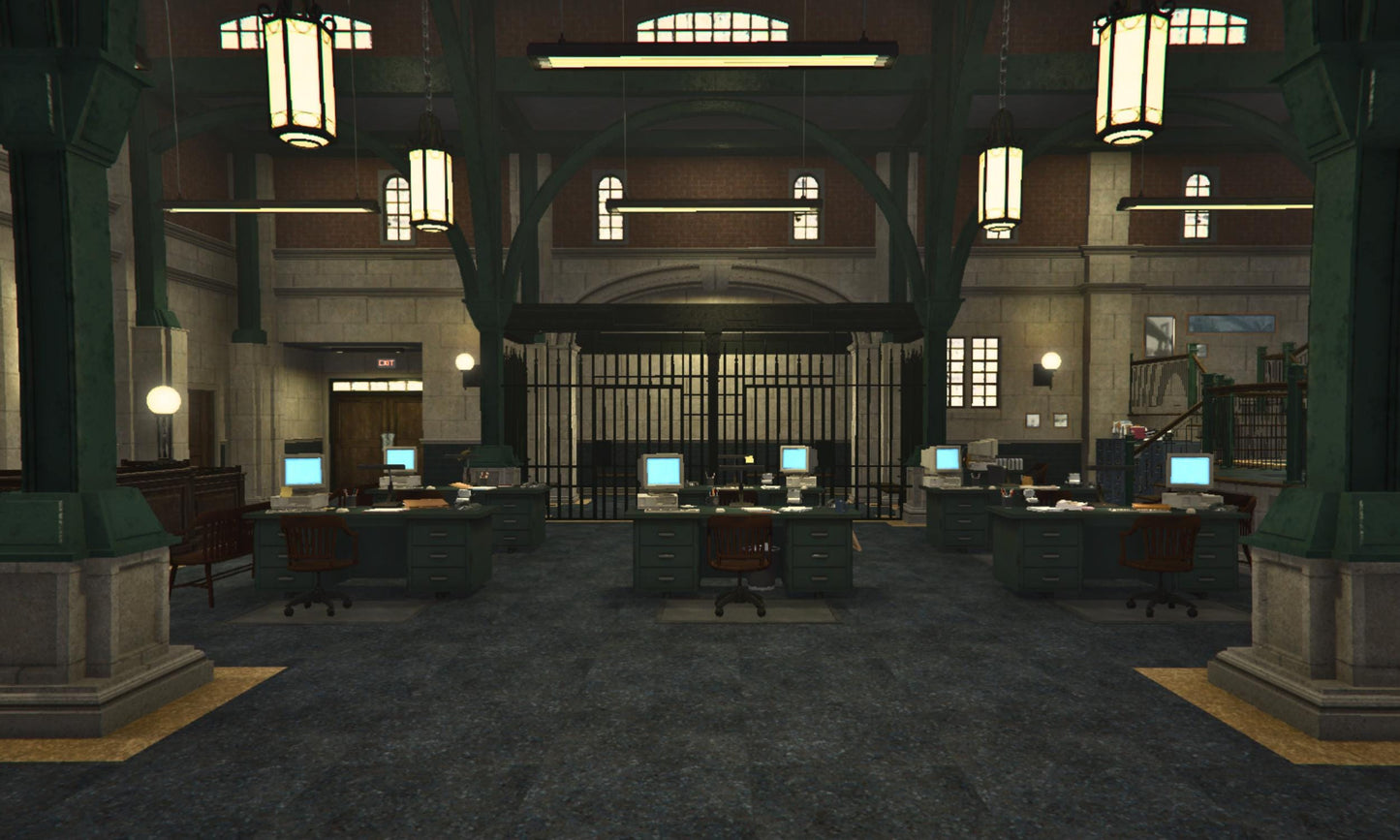 FiveM MLO | Department MLO Pack | Devis Sheriff Department | Pillbox Hill Department | Vespucci  Department | Los Santos  Department | FiveM