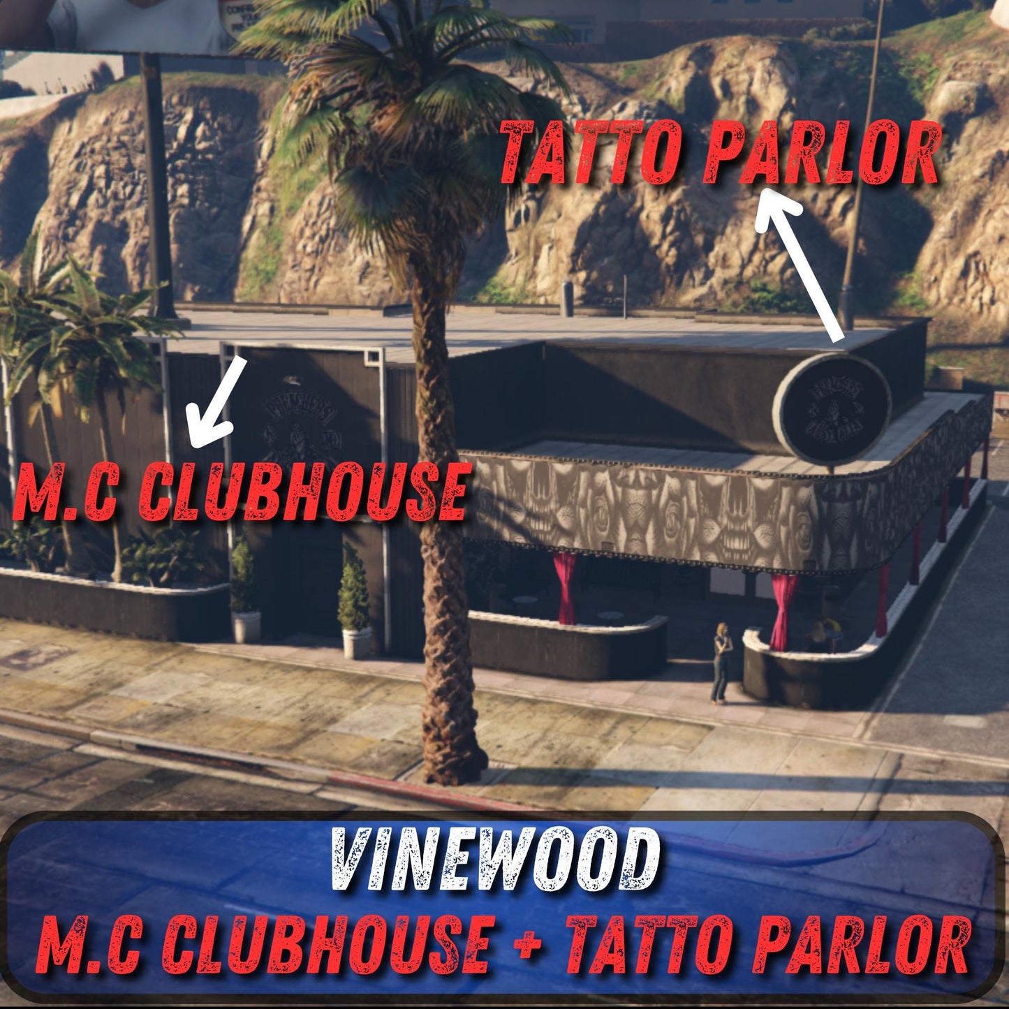 Vinewood MC Club + Tattoo mlo l FiveM MLO l Tattoo Shop Mlo | MLO | Business Store Mlo | High Quality | Optimized